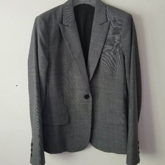 Theory Blazer Virgin Wool Jacket sz 12 - Picture 2 of 6